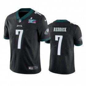 Tröjor Philadelphia Eagles Haason Reddick 7 Svart Super Bowl LVII Vapor Limited - Män